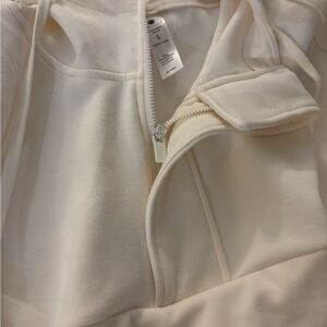 Yogalicious Off-White Zip-Up Jacket